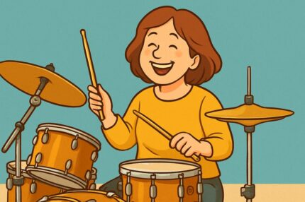 大人の初心者でもドラムを習う