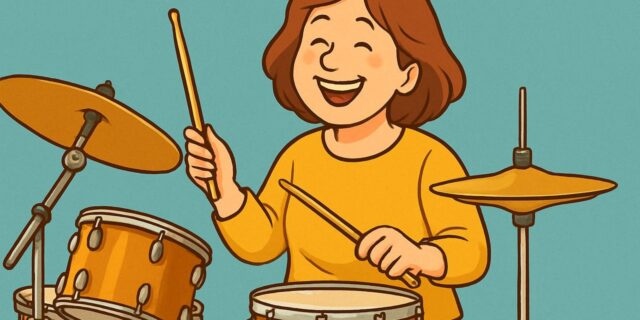 大人の初心者でもドラムを習う