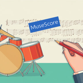musescoreでドラム譜Tips集